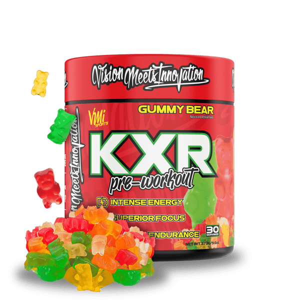 www.vmisports.com Pre workout Gummy Bear KXR® Pre Workout 30 serving