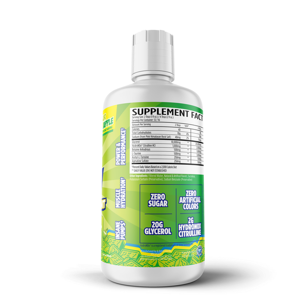 PUMP N' FLOW Stim Free Pre-Workout Pump Liquid w/ Glycerol