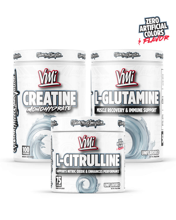 The Essentials: Creatine 5G | L-Glutamine 5G | L-Citrulline 2G