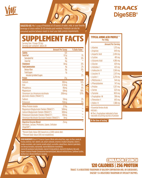 ProtoLyte® 100% Premium Whey Isolate Protein